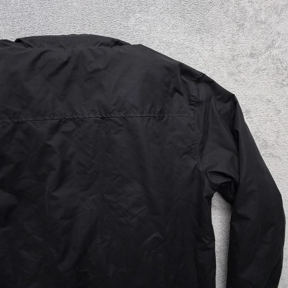 Rugged Elements Jacket Mens Medium‎ Black Insulated Parka Full Zip Pockets